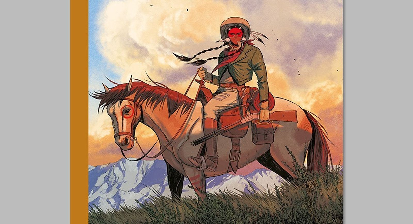 Ilustración de la portada del cómic.