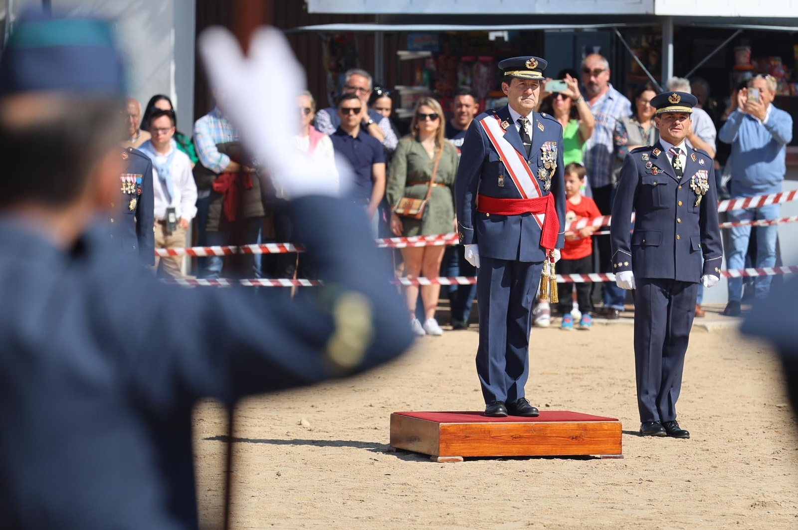 Imágenes del acto de Juramento o Promesa de Fidelidad a la Bandera Nacional en El Rocío