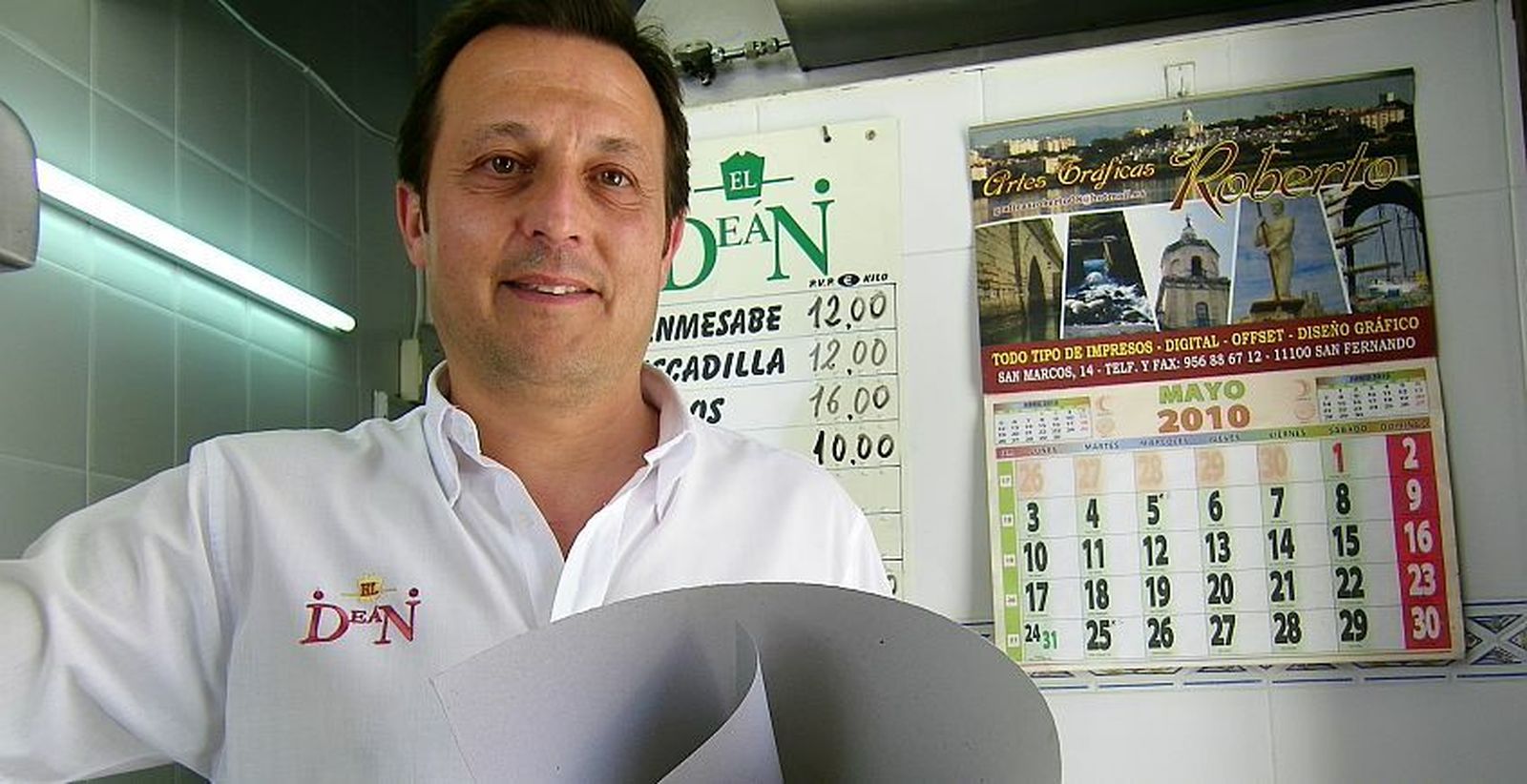 Pepe Oneto en El Deán en una foto del año 2010