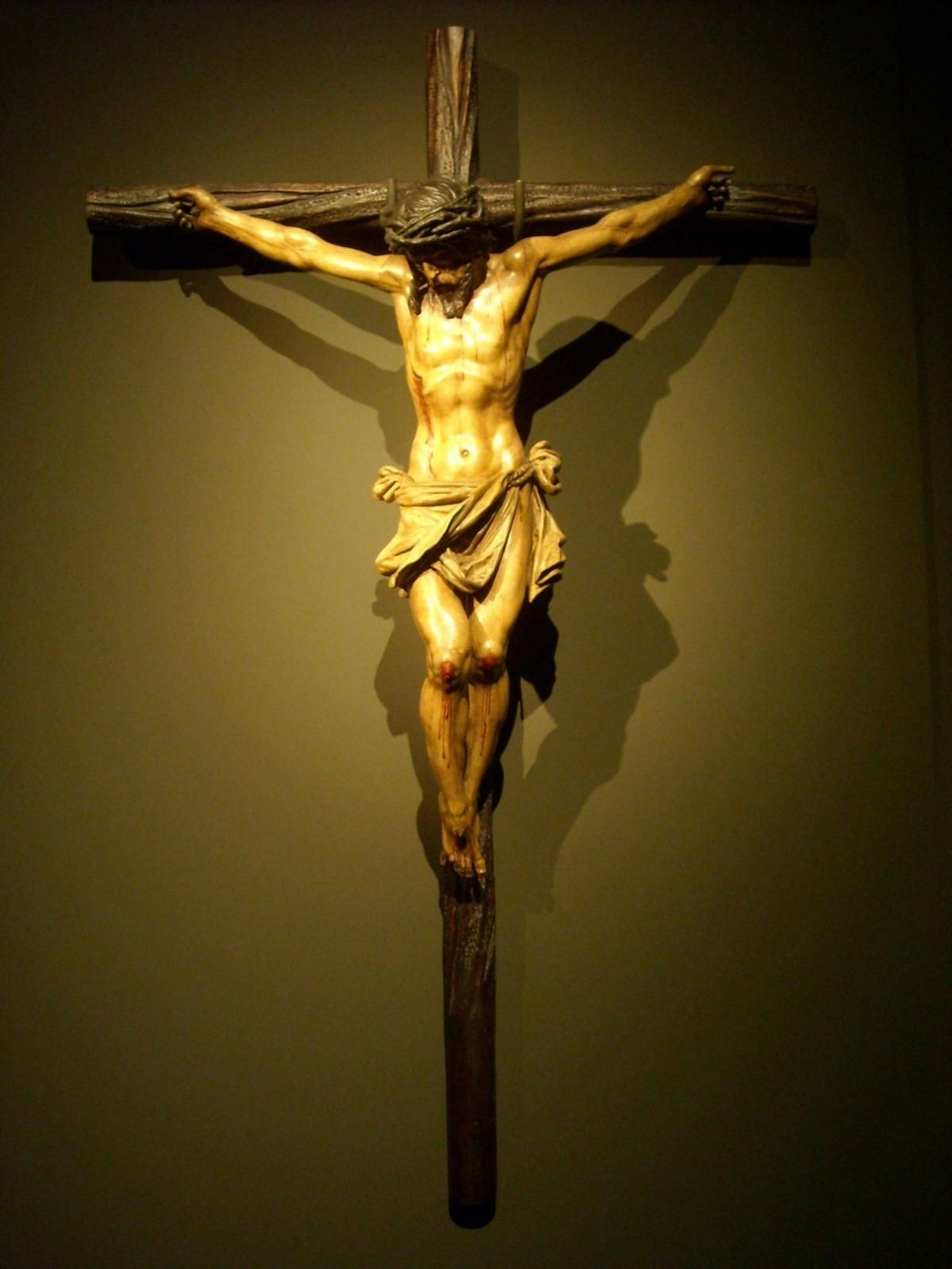 El boceto del Cristo del Amor, de Juan de Mesa. El boceto del Cristo del Amor, de Juan de Mesa.