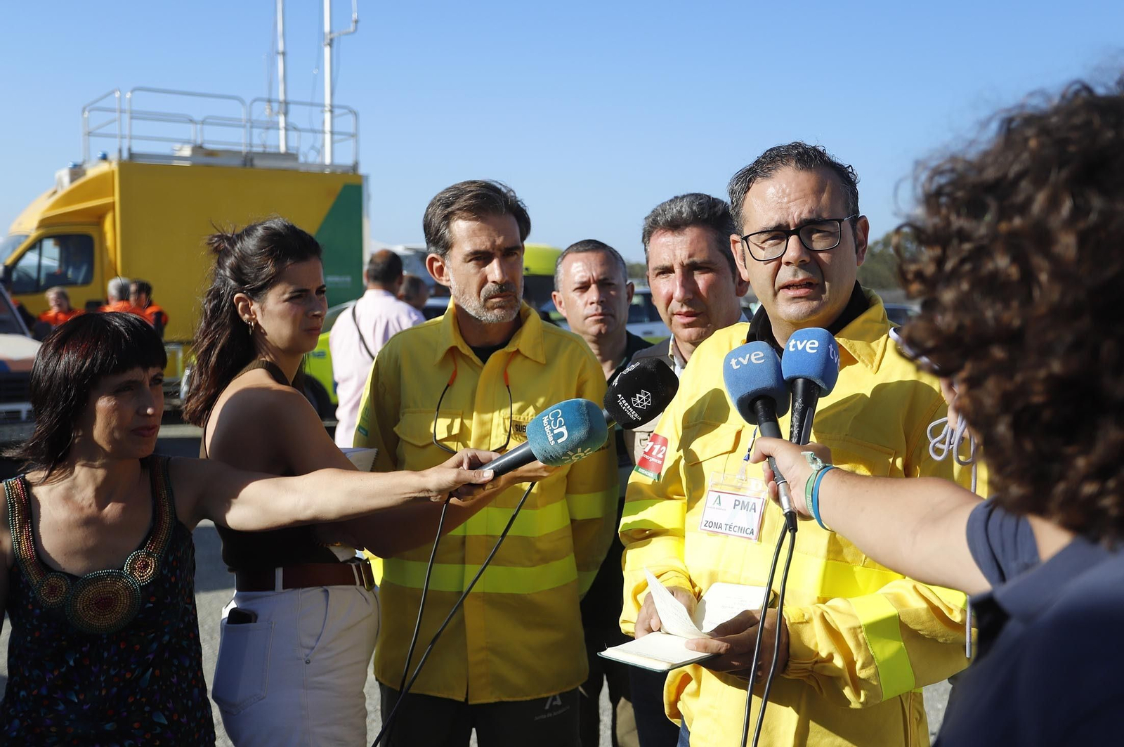 Imágenes de las zonas afectadas por los incendios de Almonte y Bonares