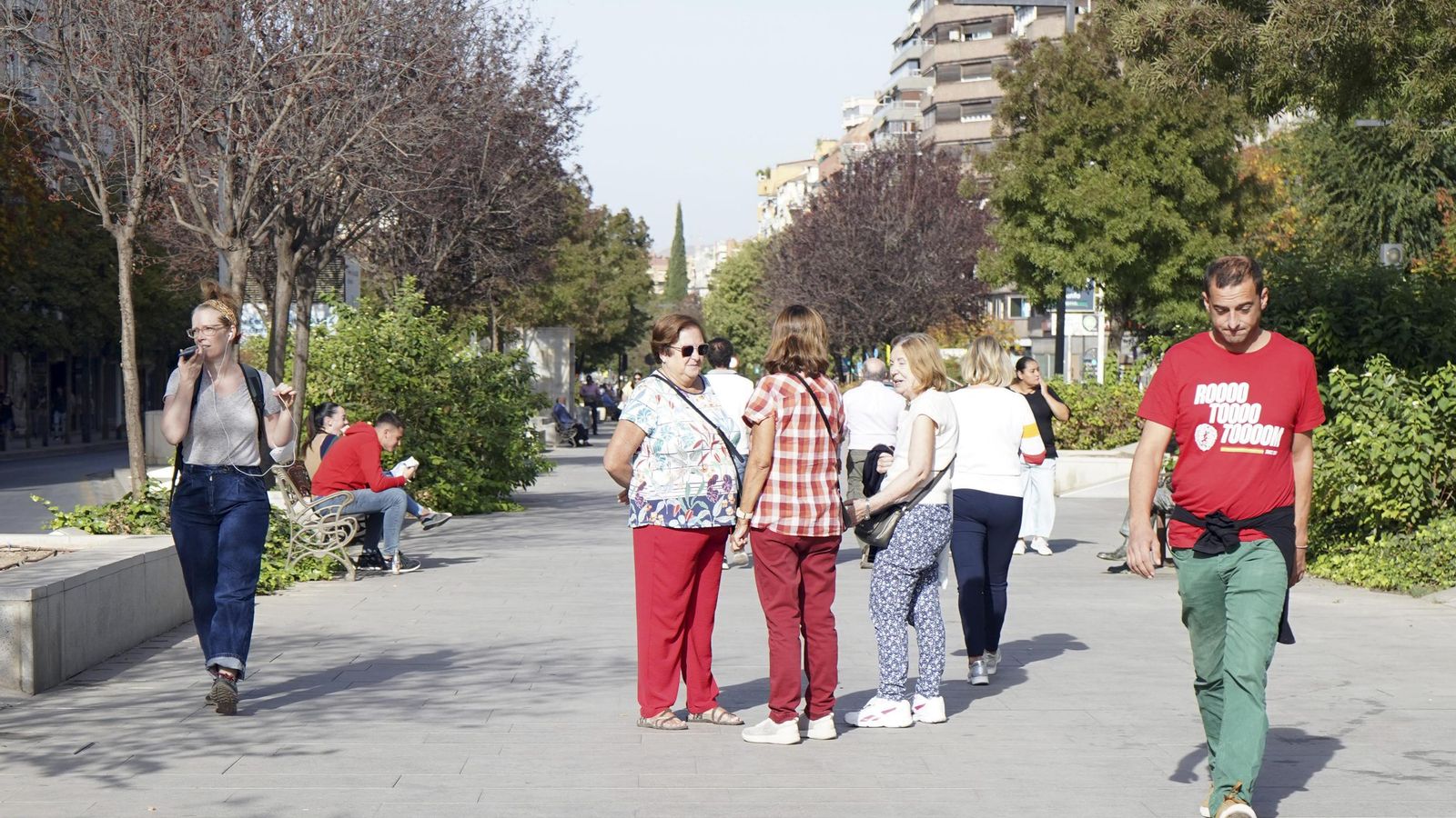 Avenida de la Constitución, ultimo lugar de paso del Metrocentro