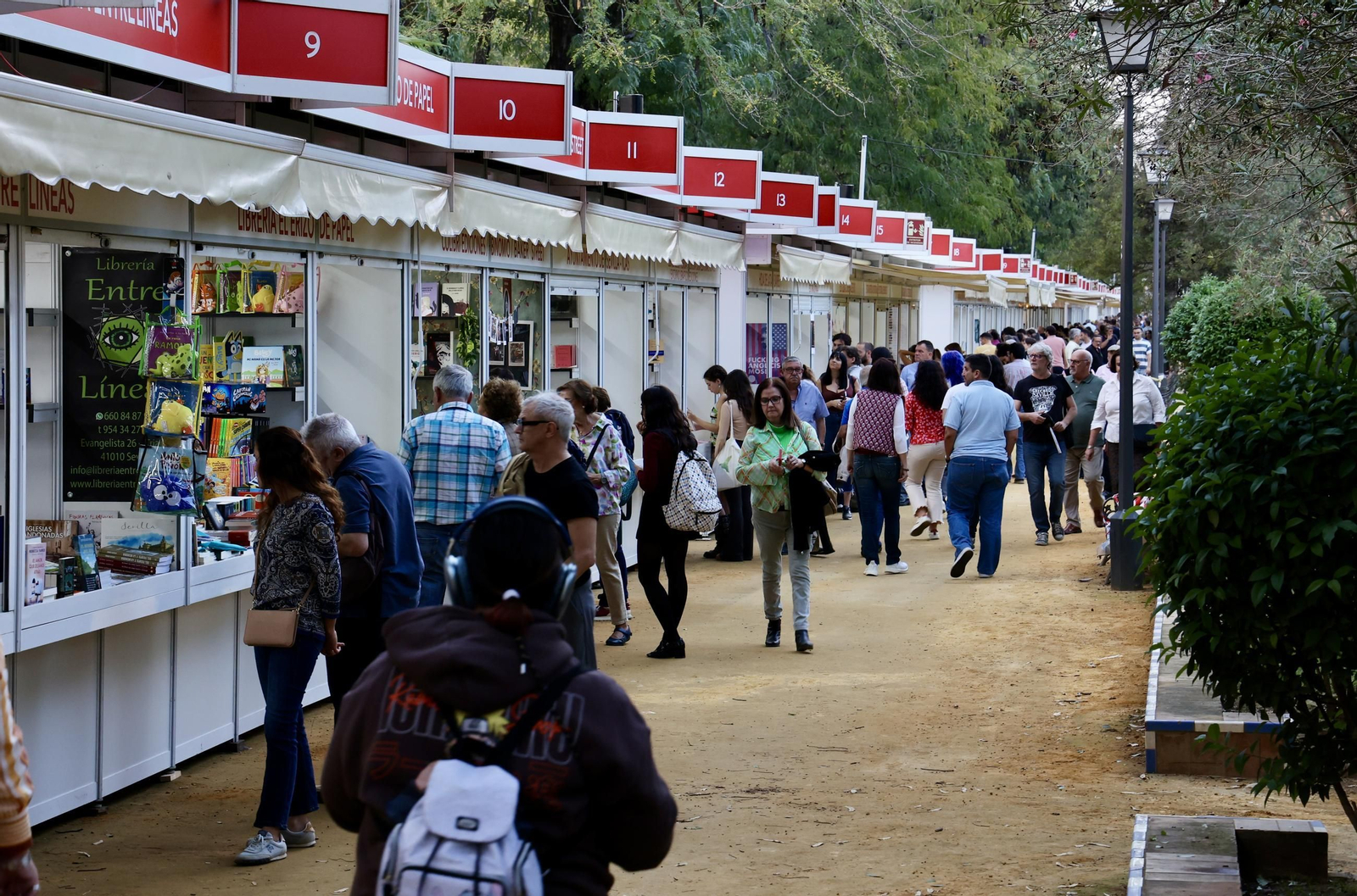 Feria del Libro en los Járdines de Murillo