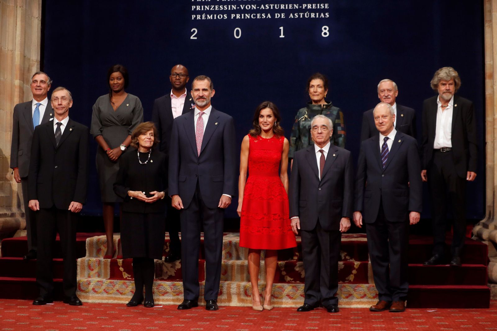 La recepción previa a la entrega de los Princesa de Asturias