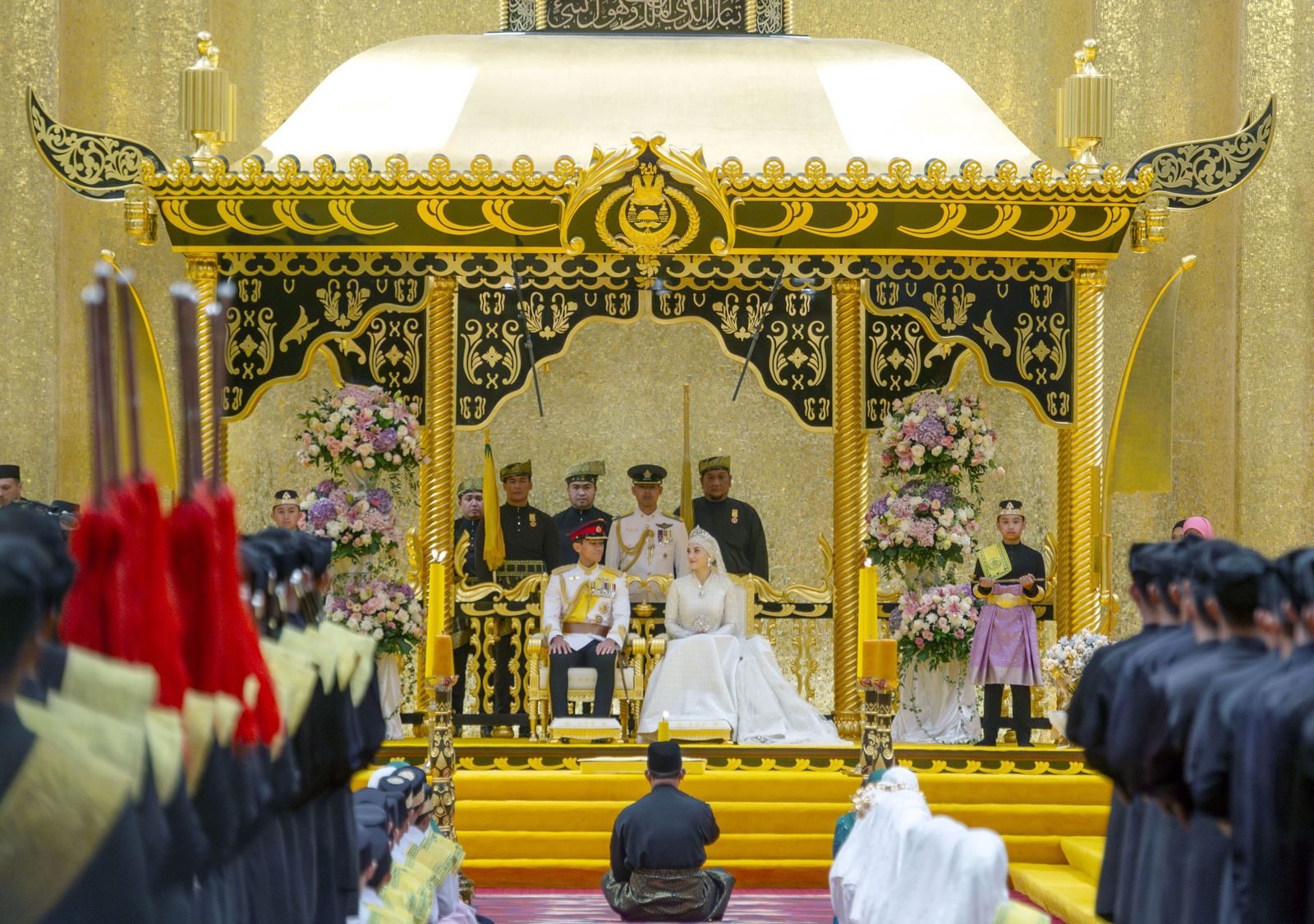 La boda real del sultanato de Brunei en imágenes
