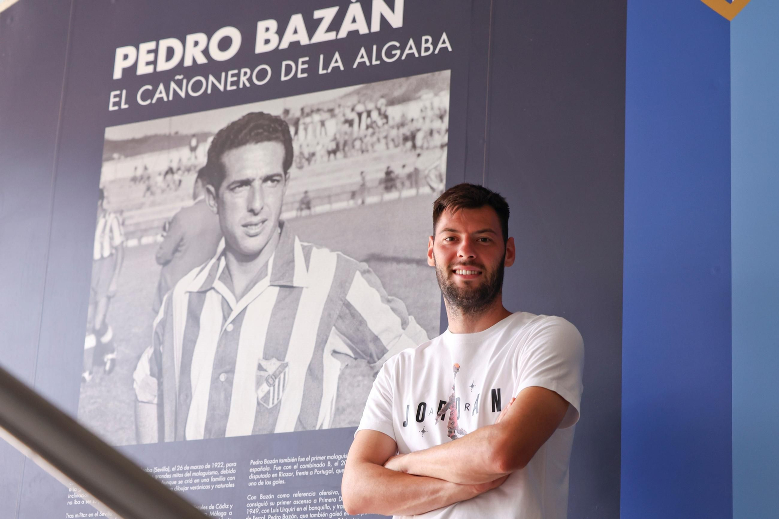 Las fotos de la entrevista a Roko Baturina, delantero del Málaga CF Las fotos de la entrevista a Roko Baturina, delantero del Málaga CF
