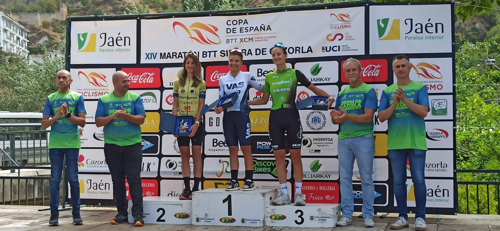 Pilar Fernández, vencedora en la prueba de féminas y campeona de España.