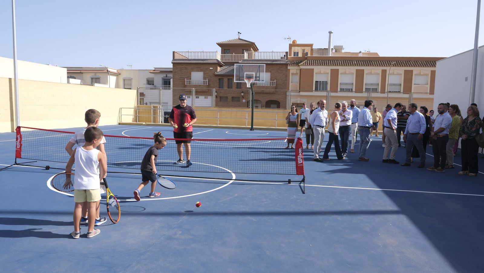 Imágenes de la inauguración de las nuevas instalaciones deportivas de la Venta del Viso (La Mojonera)