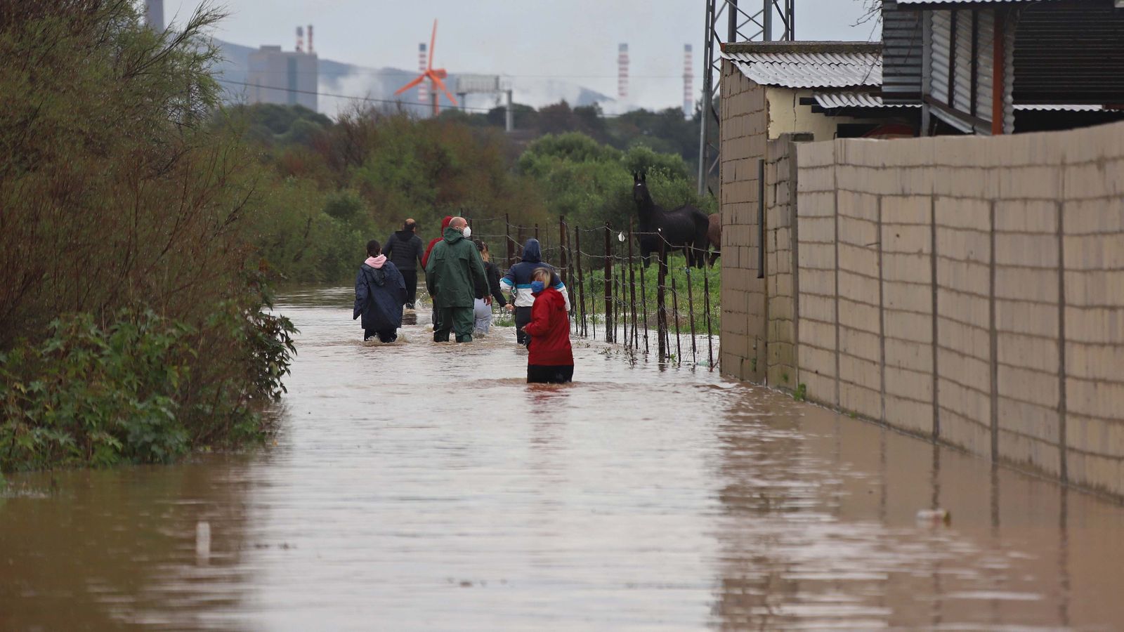 Inundaciones en Los Barrios