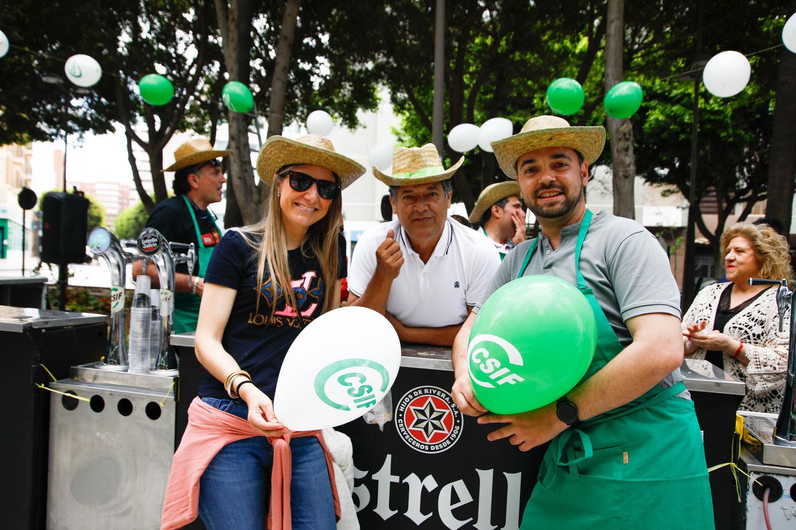 Las imágenes de la celebración del 1 mayo en Almería, Día del Trabajador del CSIF