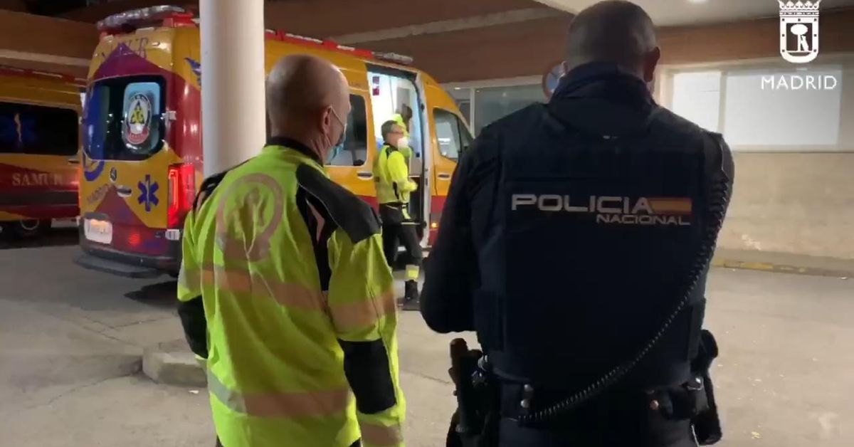 Tres jóvenes heridos, dos por arma blanca, en una reyerta en Madrid