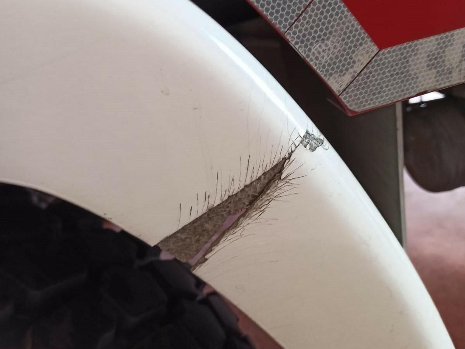 Estado que presenta el parque de bomberos de la avenida de los Custodios, en fotos