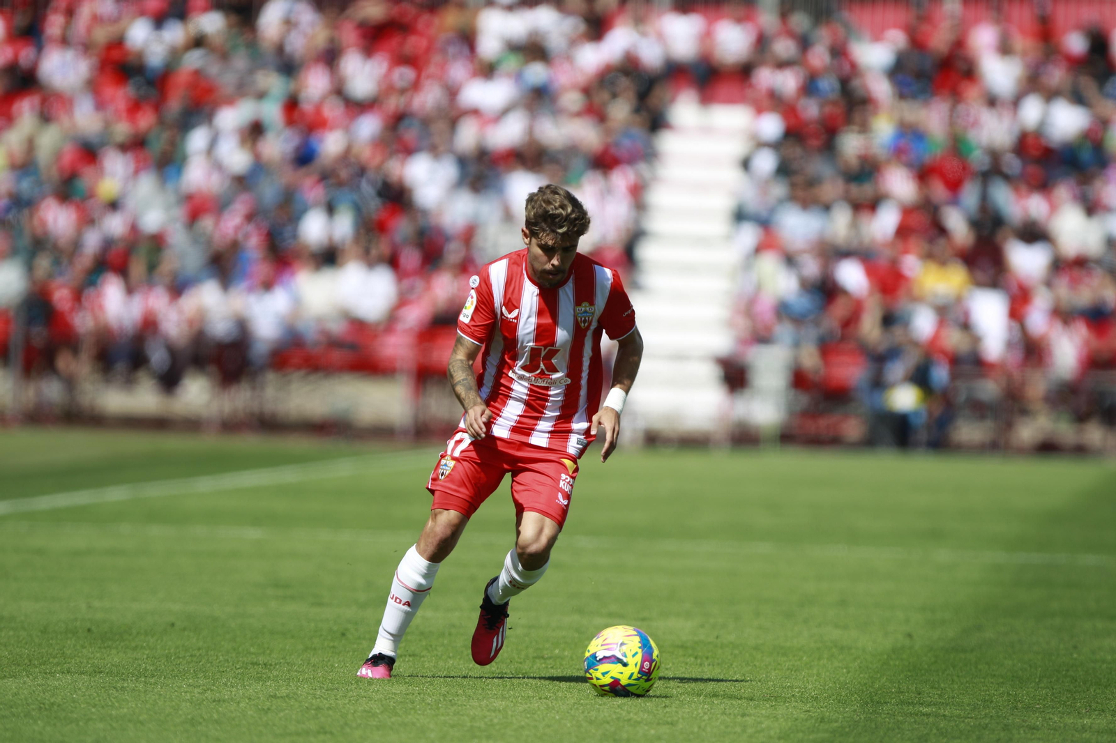 Imágenes del partido de la Liga Santander U.D. Almería-Cádiz C.F.
