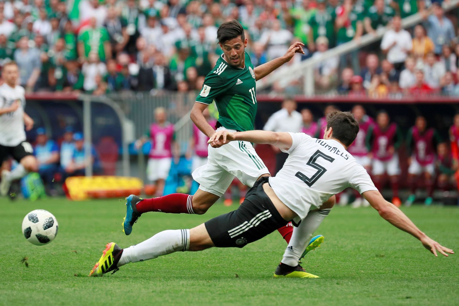 Las imágenes del Alemania-México