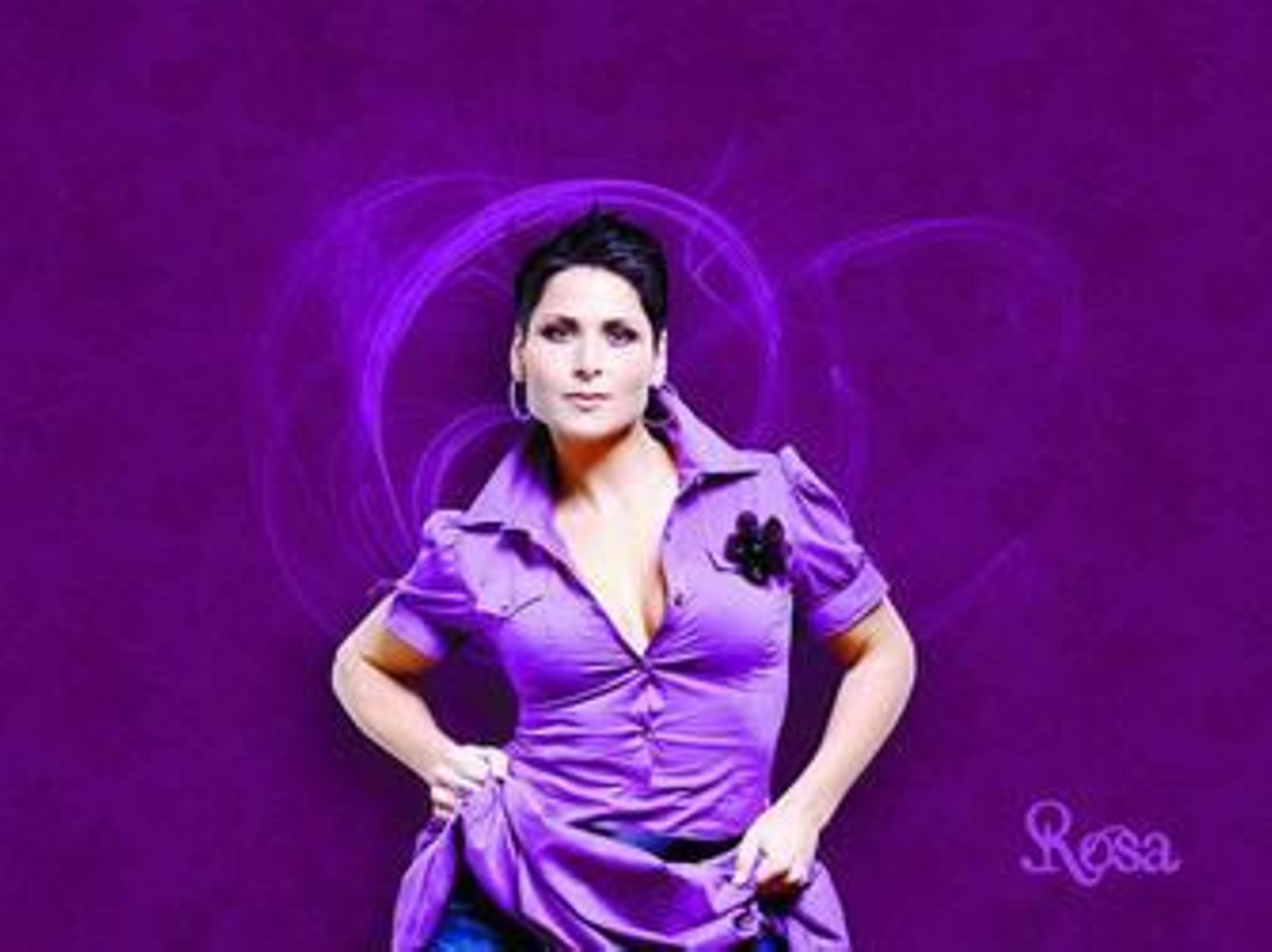 Arriba, Rosa López y Pepe el Marismeño. Abajo, la Peña Flamenca Femenina de Huelva.