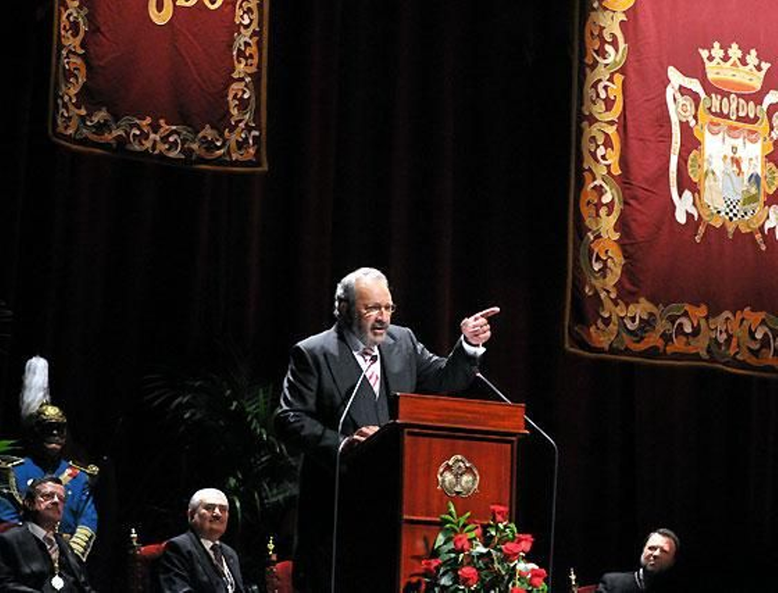 Antonio García Barbeito, durante el Pregón.

Foto: Manuel Gómez