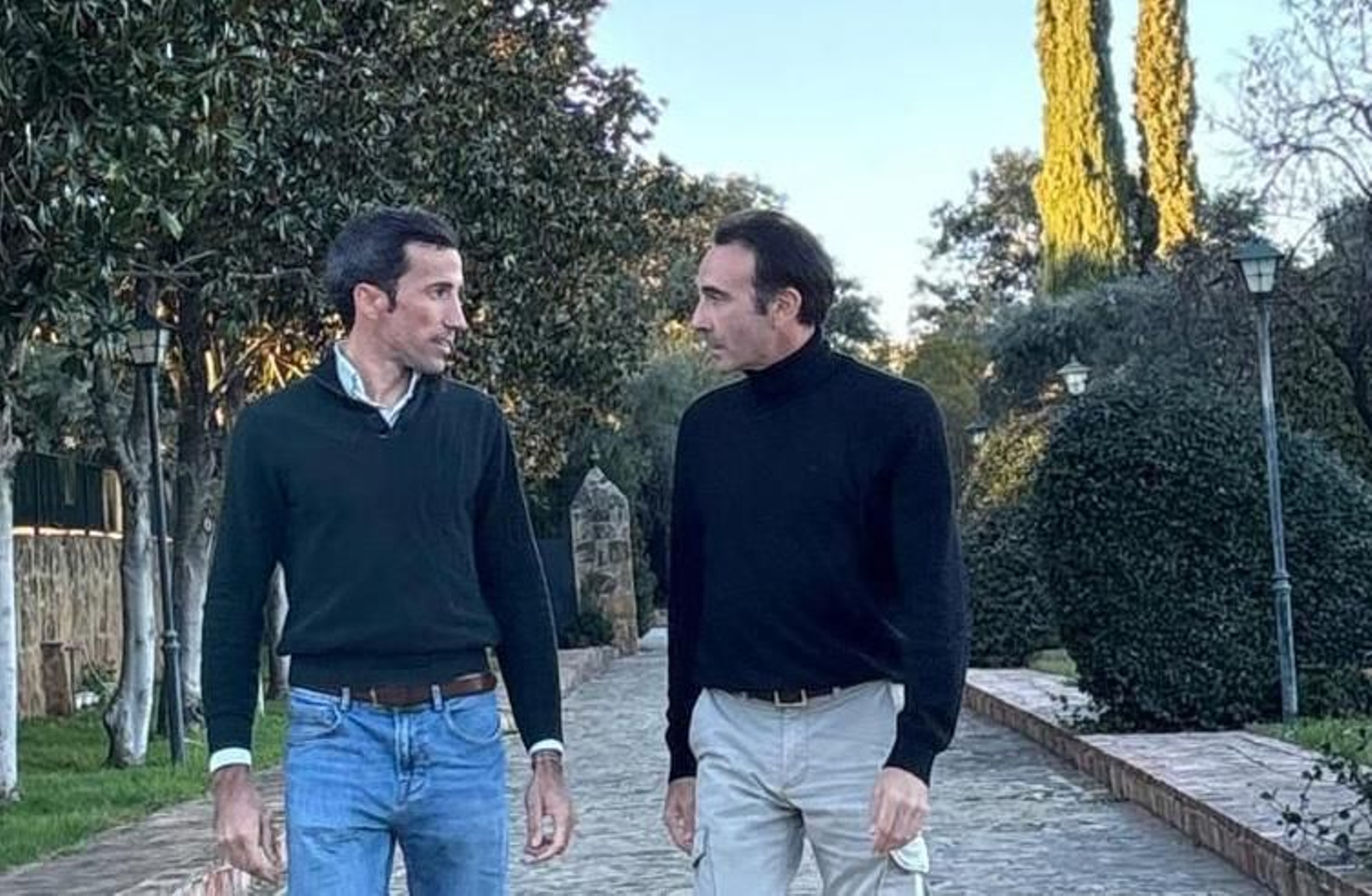 David de Miranda y Ponce durante su encuentro de ayer