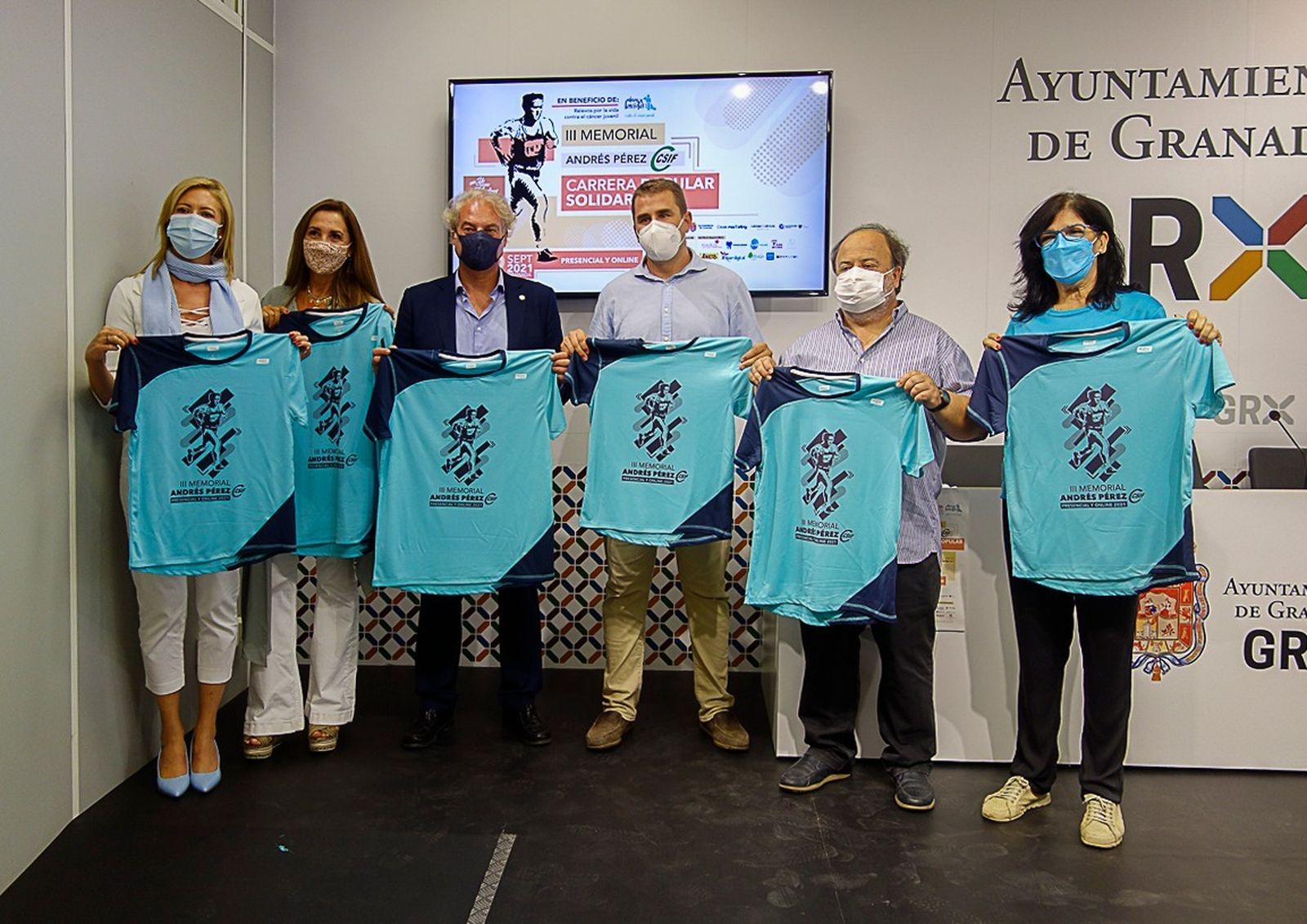 La prueba fue presentada en el Ayuntamiento de Granada.