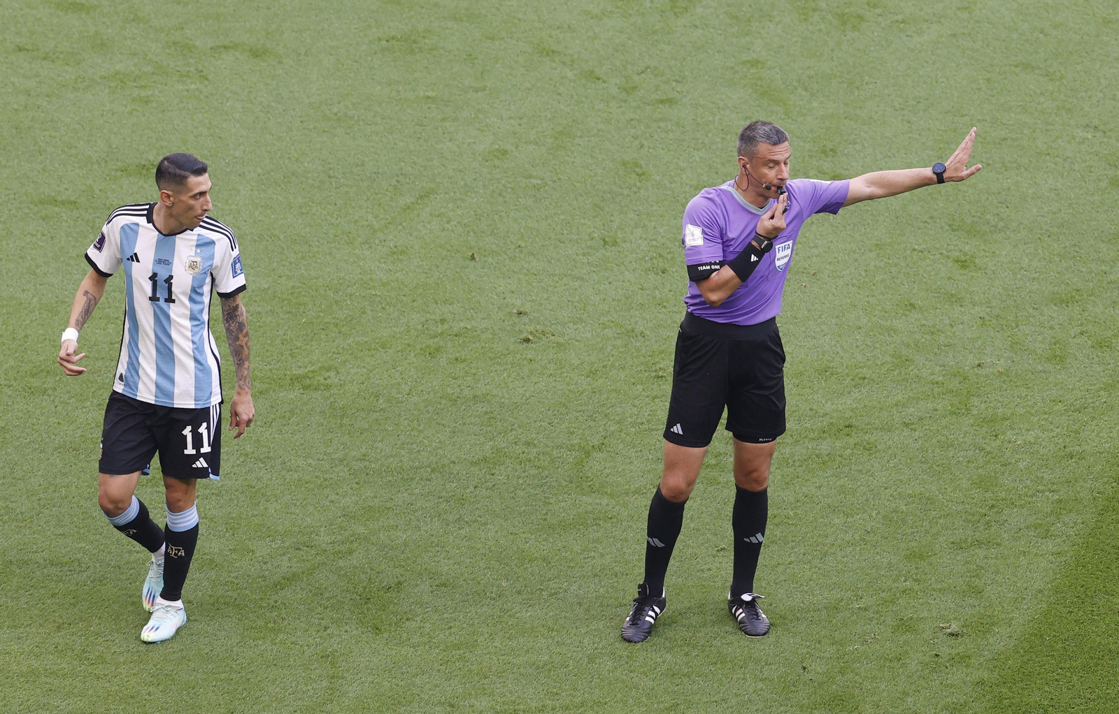 Las imágenes del Artentina - Arabia Saudí en el Mundial de Qatar