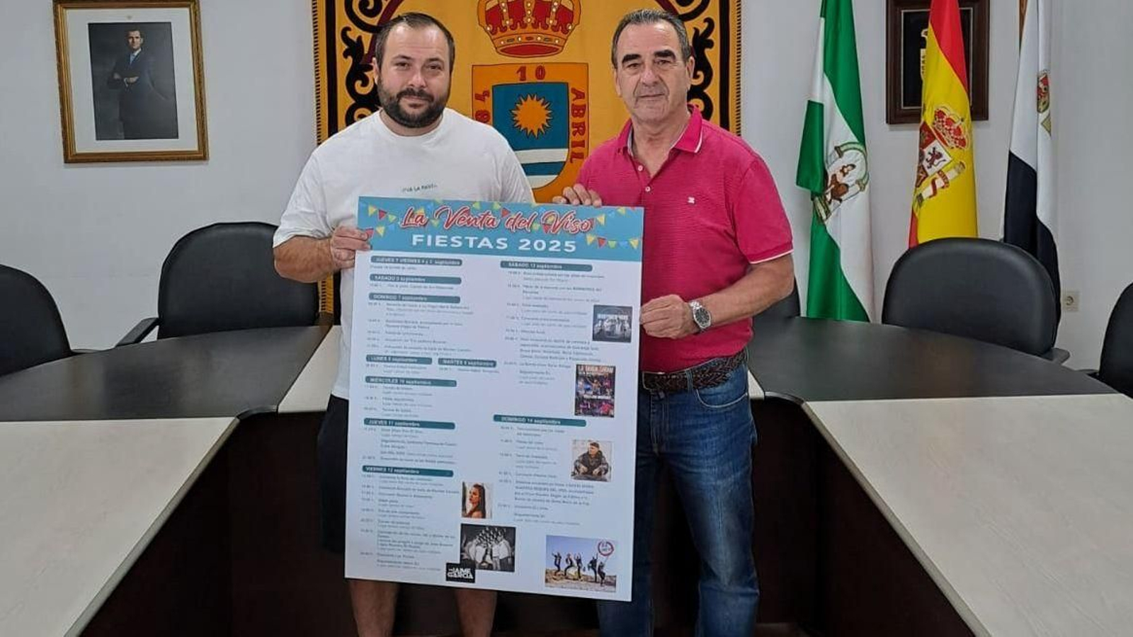 Presentación de la programación de las fiestas patronales.