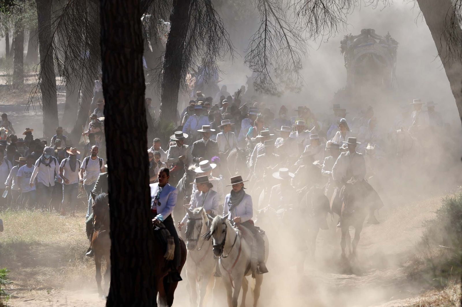 Las mejores imágenes de la Hermandad del Rocío de Huelva en el camino hacia El Rocío
