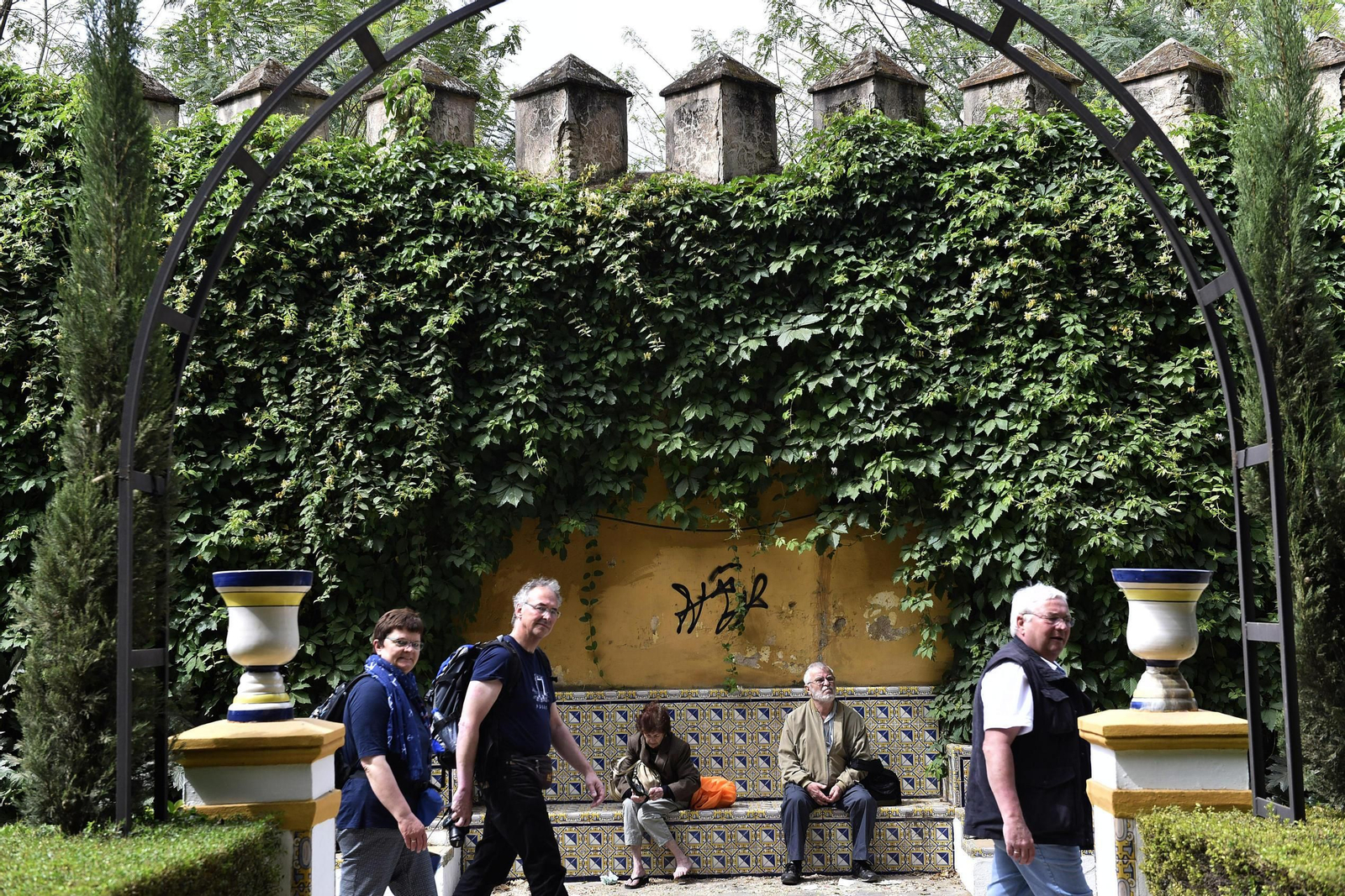 El estado de los Jardines de Murillo, en imágenes