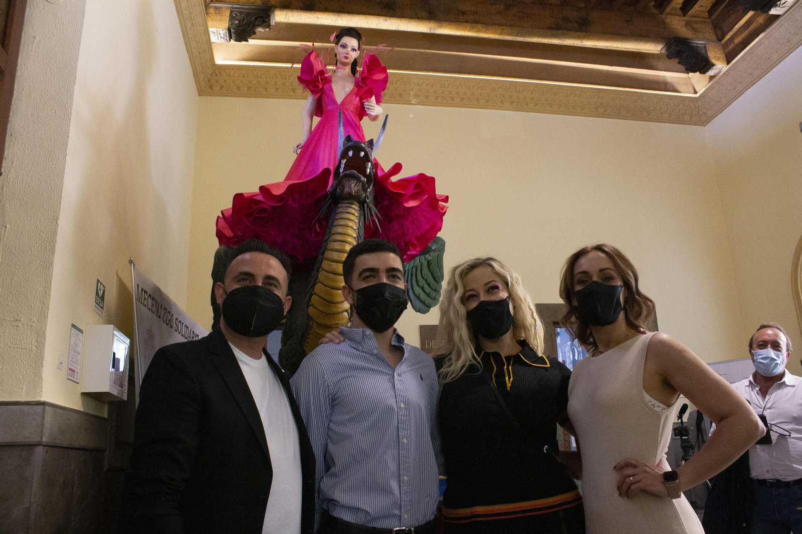 Fotos: así luce la Tarasca este 2021 en la Plaza del Carmen