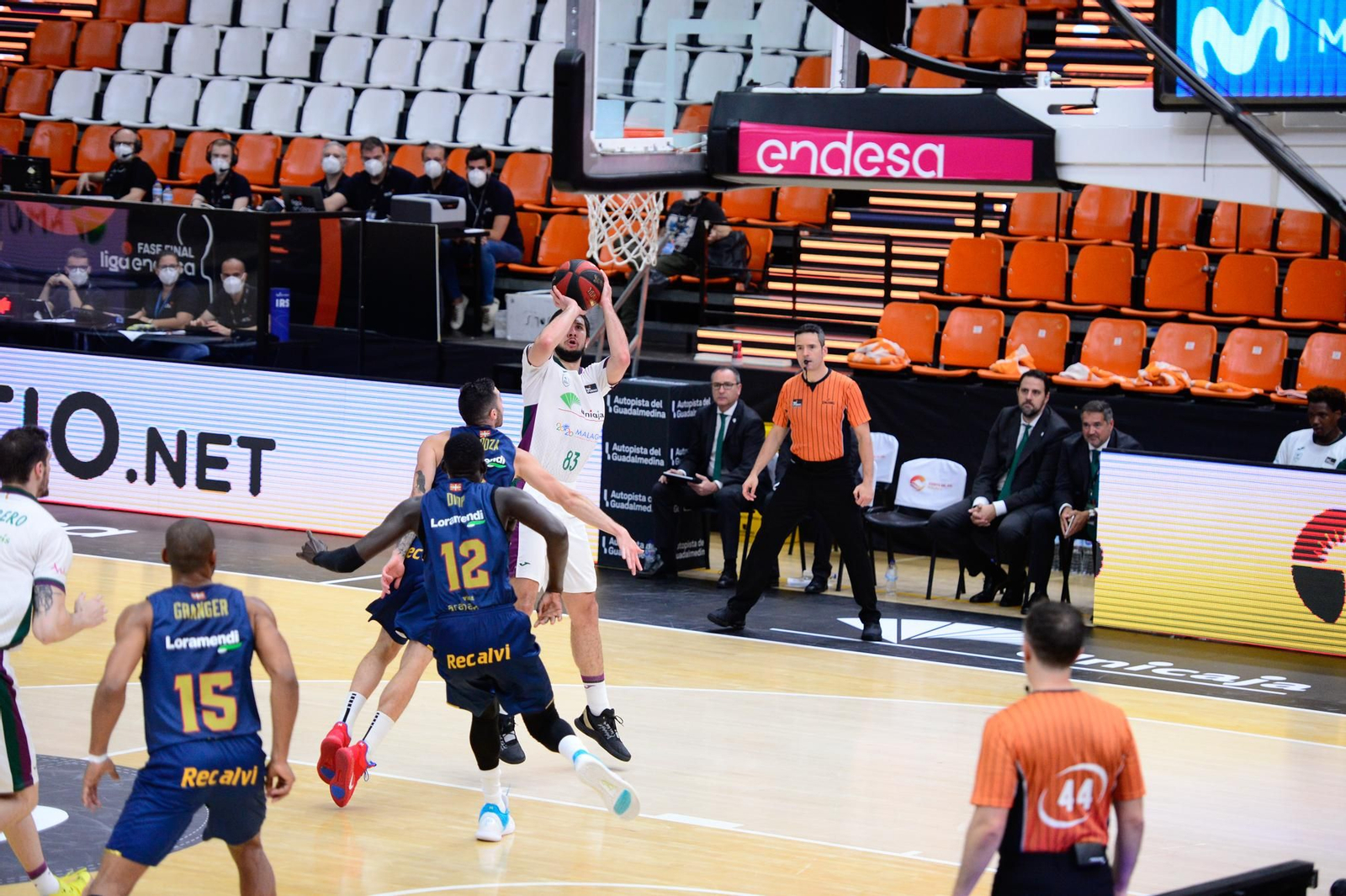 El Baskonia-Unicaja, en fotos