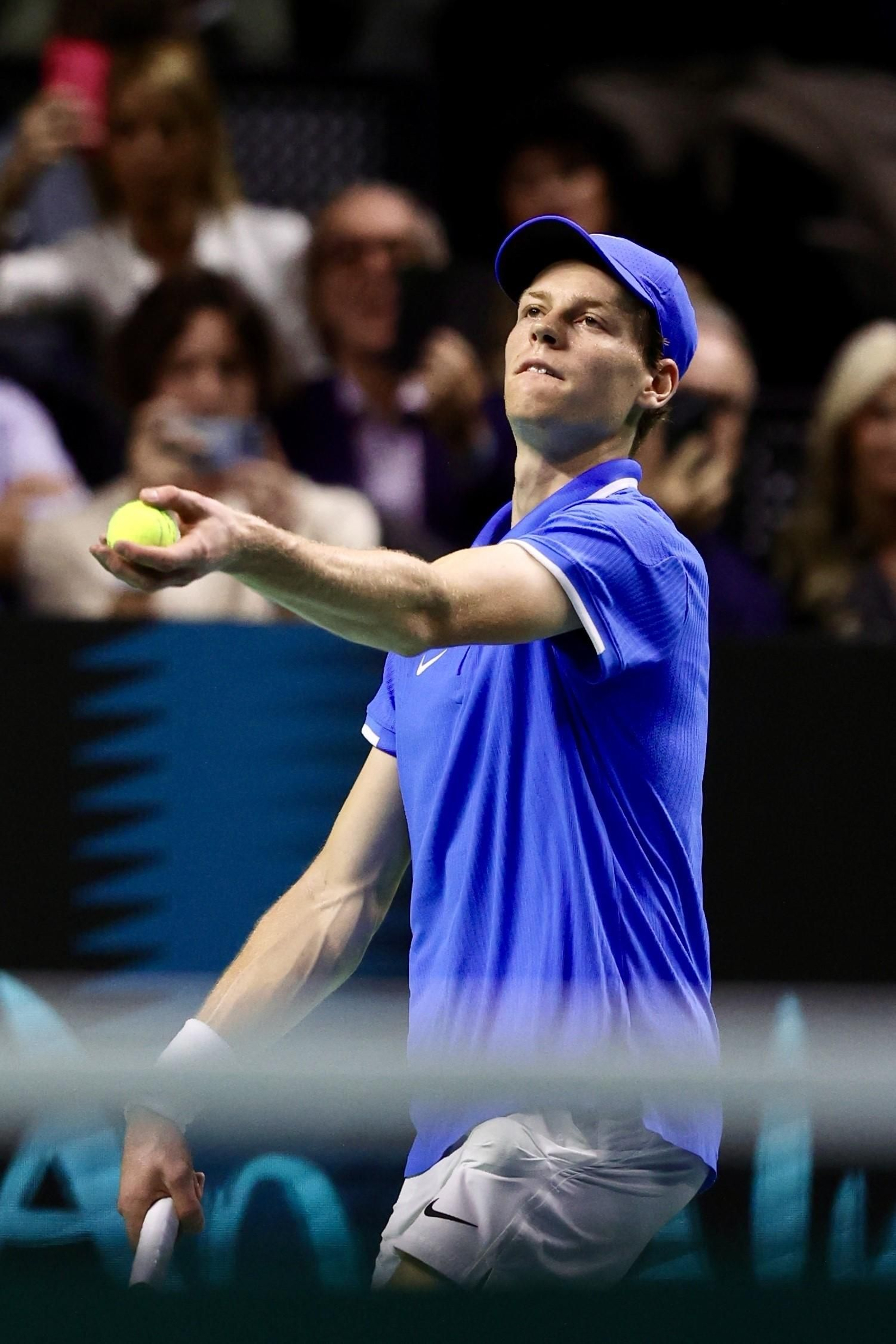 La celebración de Italia de la Copa Davis en Málaga, en fotos
