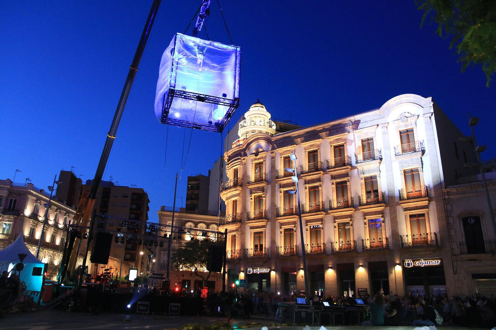 Imágenes de la Noche en Blanco, en Almería