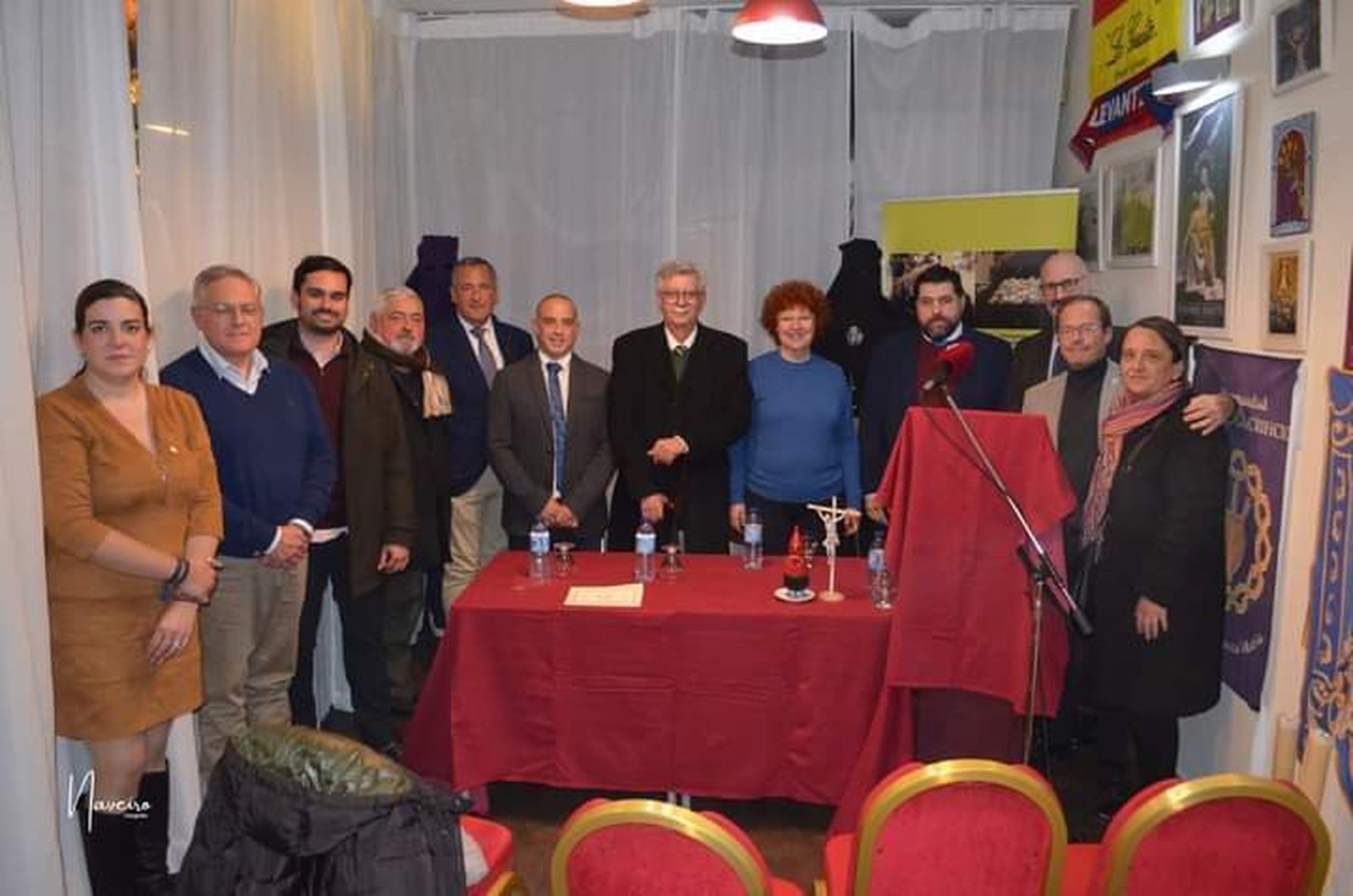 Una imagen del encuentro de los pregoneros.