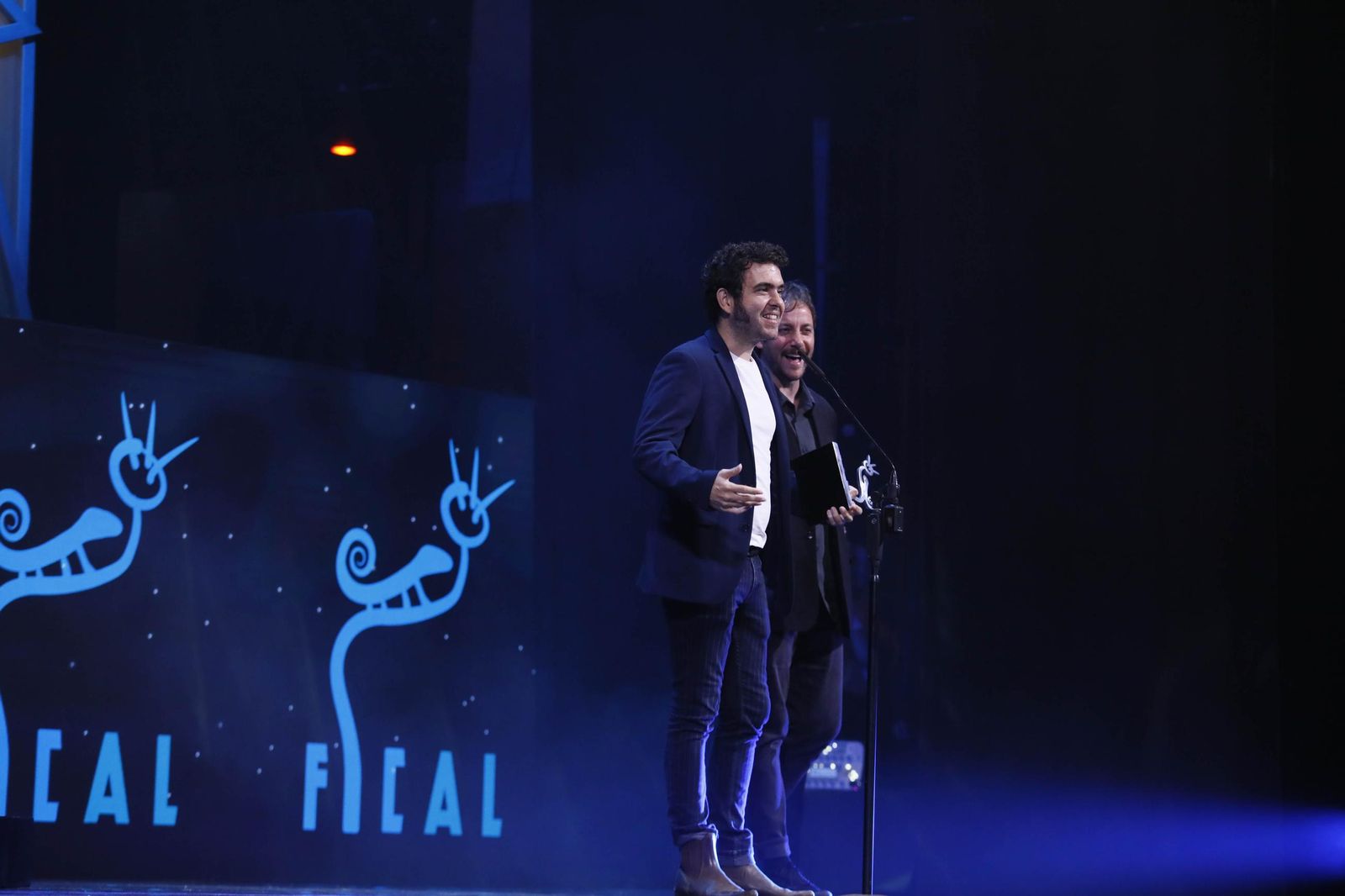 Las imágenes de la gala del Festival Internacional de Cine de Almería (Fical) con el premio 'Almería, tierra de cine' a Karra Elejalde