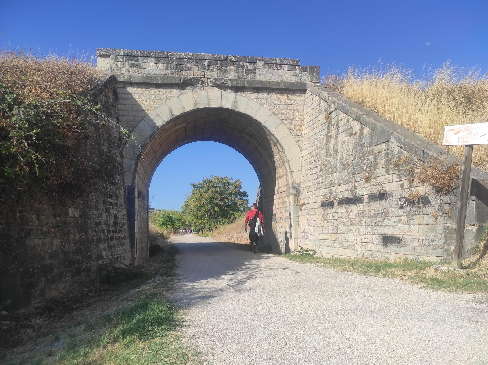 De Torredelcampo a Porcuna por la Vía Verde del Aceite: túneles, pasarelas y arte