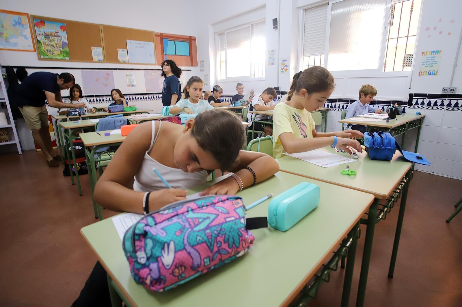 Imágenes de la vuelta al cole en el SAFA Funcadia