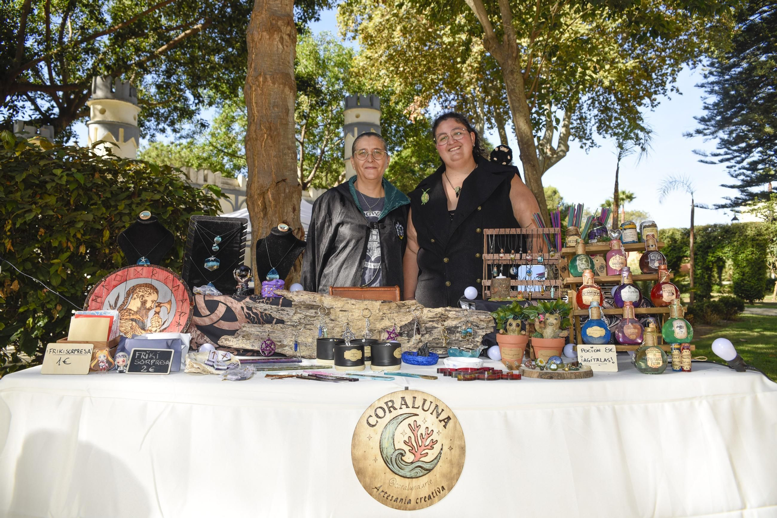 La Jornada Fantástica transforma los jardines Saccone de La Línea en un mundo de magia y aventuras medievales