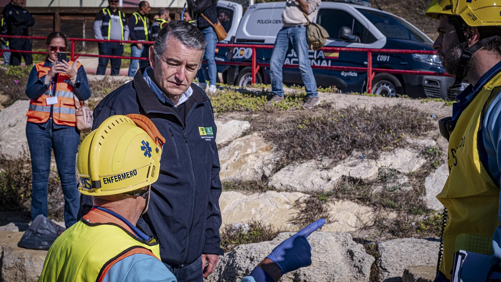 Todas las imágenes del simulacro de tsunami en Cádiz