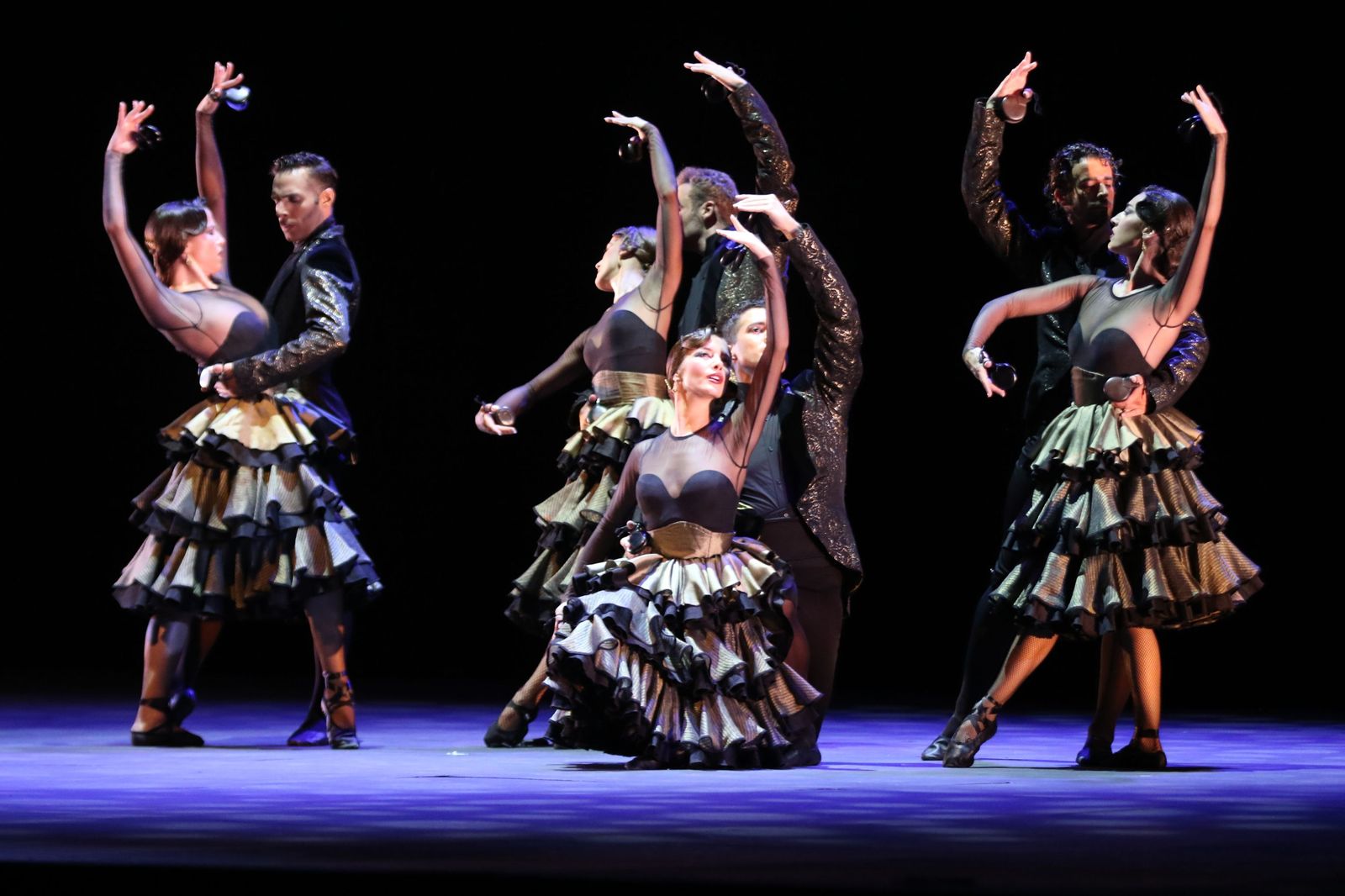 Así ha sido la puesta en escena de la obra "Querencia" en el Generalife  de Granada, incluida en el Festival Internacional de Música y Danza