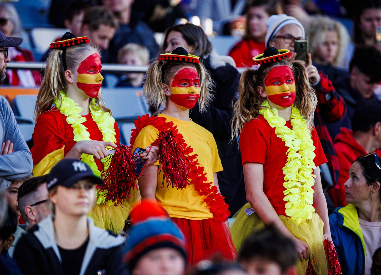 Las fotos de la goleada de España a Suiza en el Mundial femenino