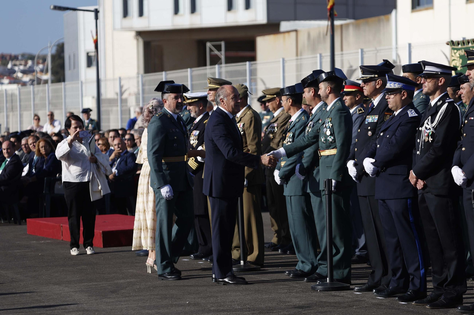 Las fotografías de la inauguración del nuevo muelle de la Guardia Civil en Algeciras