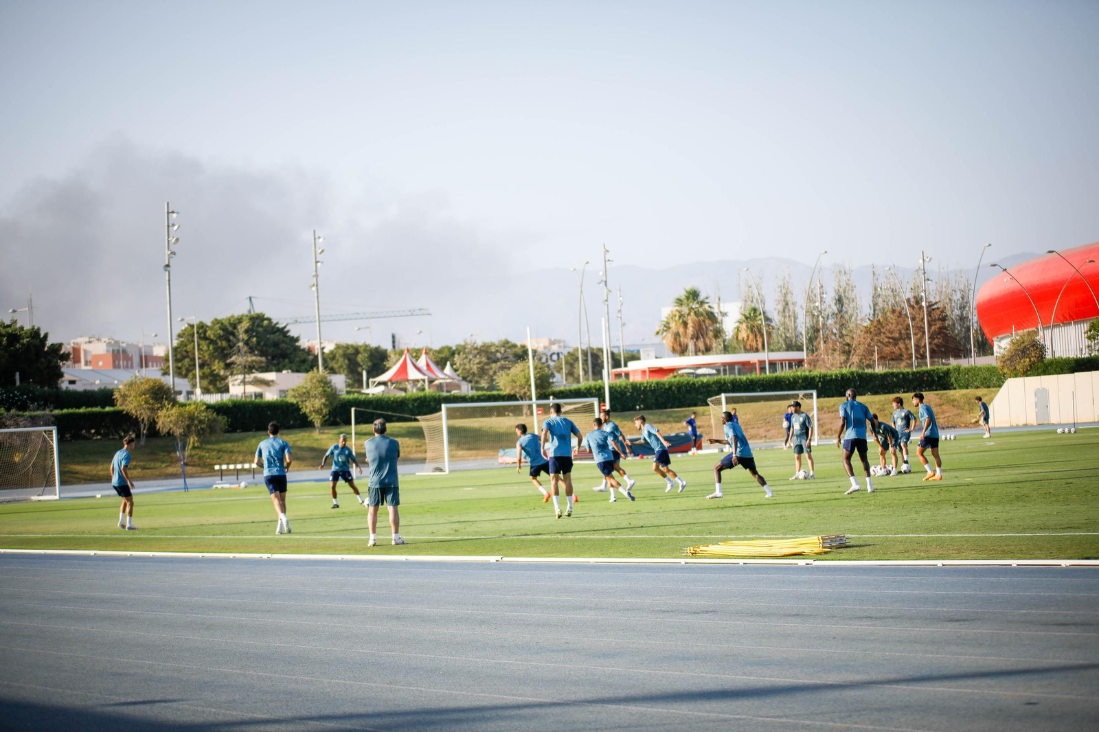 Primer entrenamiento pretemporada del Almería, en imágenes