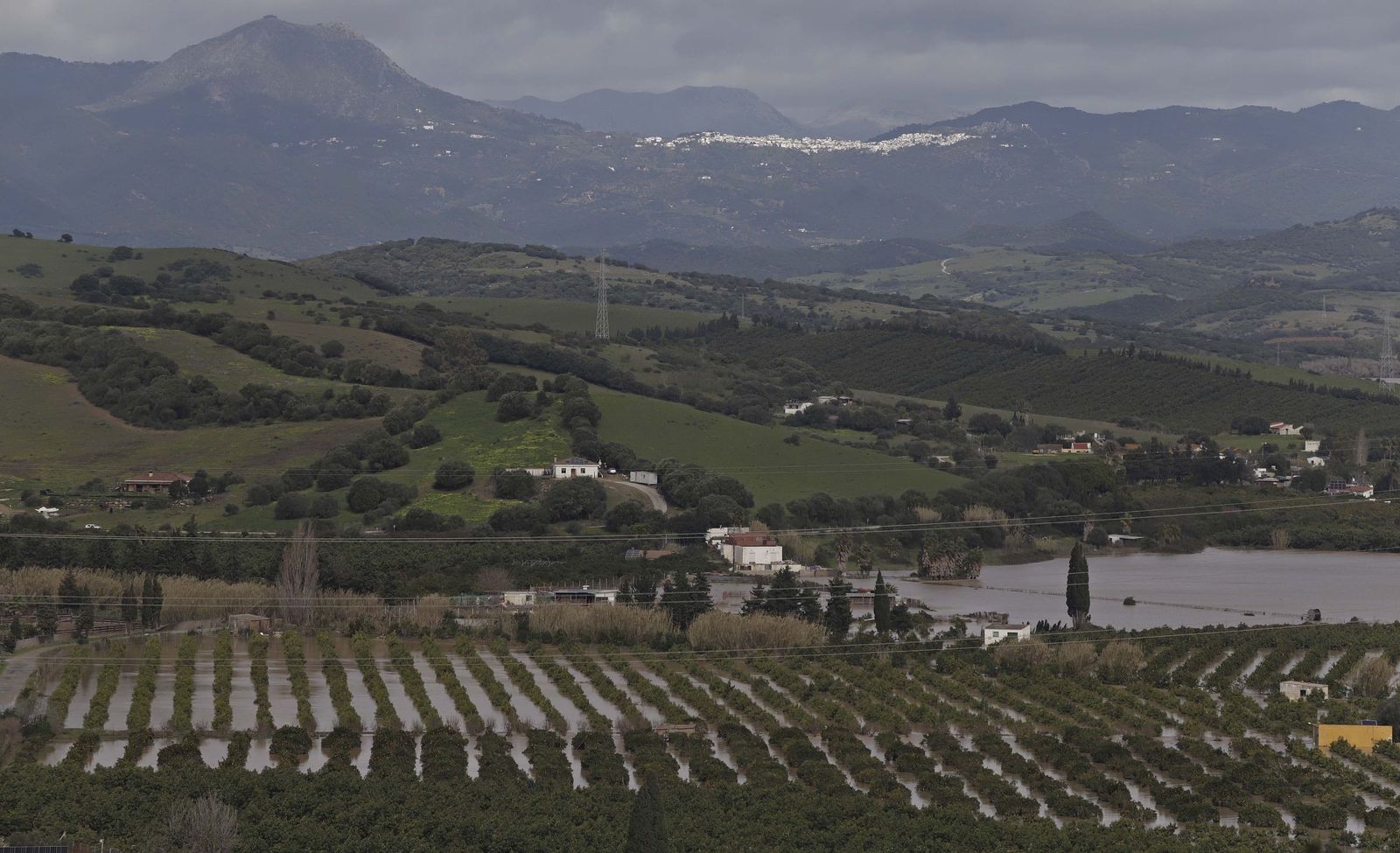San Martín del Tesorillo después de la borrasca Marta, en imágenes