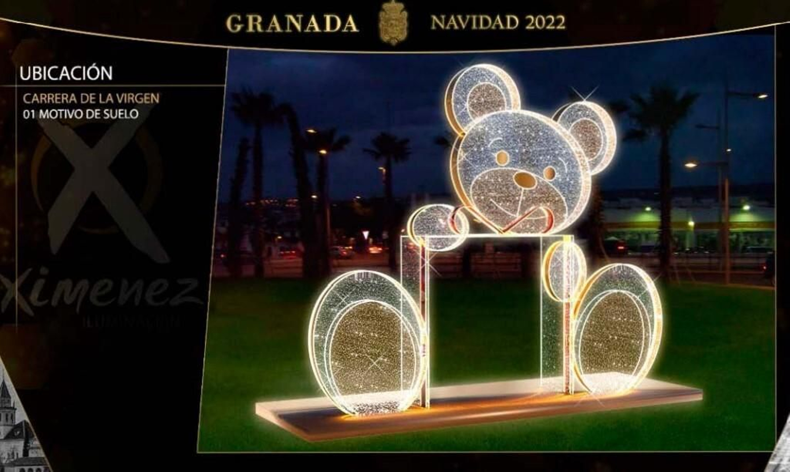 Estas son las luces de Navidad del Centro de Granada, calle por calle