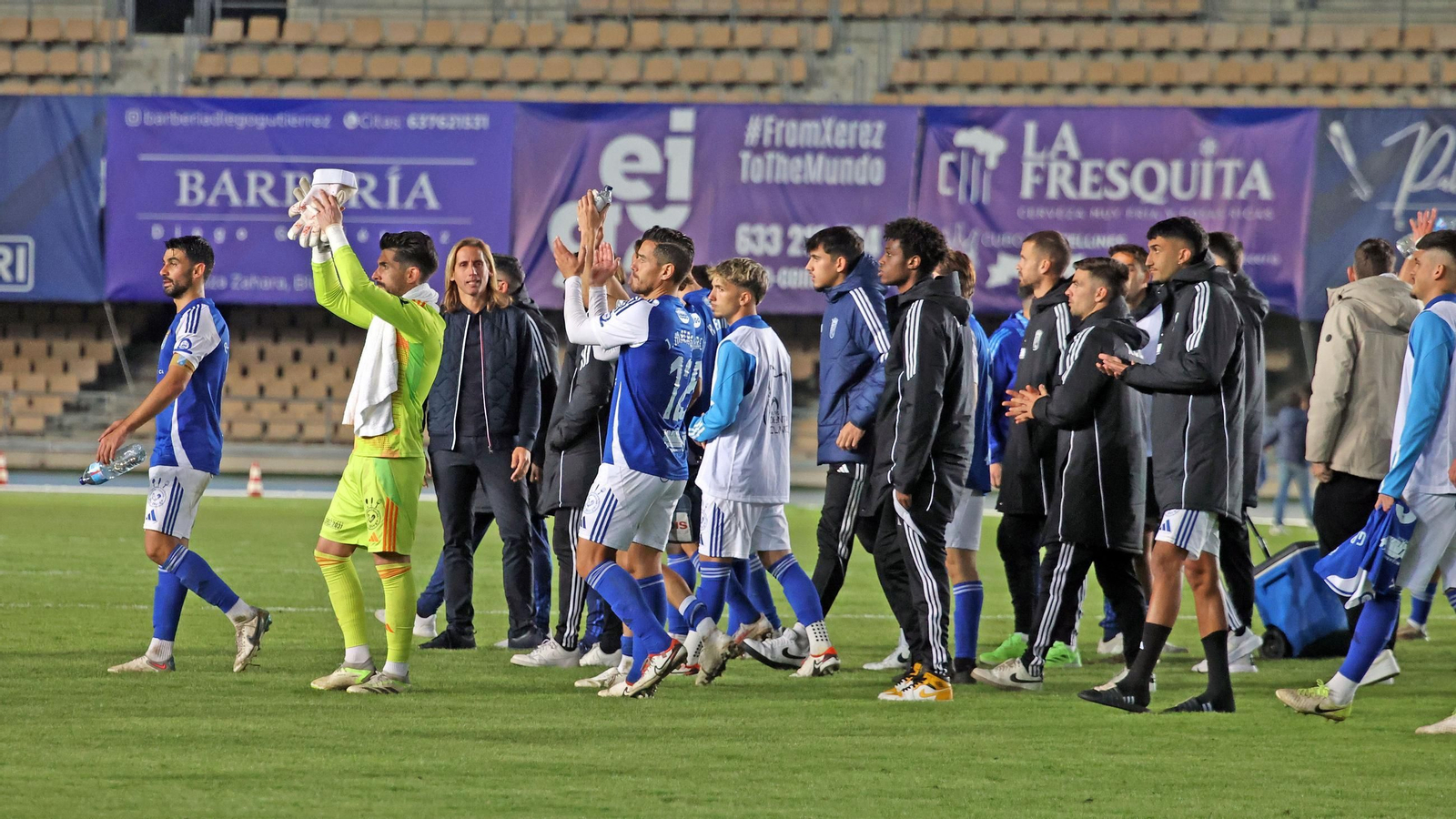 Imágenes del derbi entre Xerez CD y Xerez DFC en Chapín