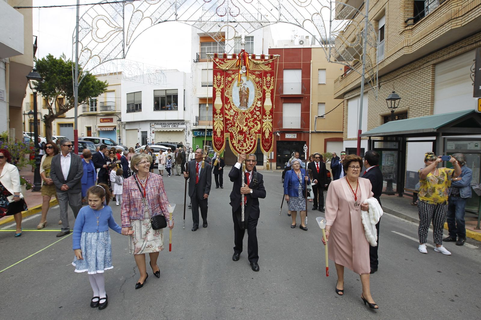 Fotogalería de la Procesión a la Ermita del Cerro de San Blas. Fiestas de Canjáyar.