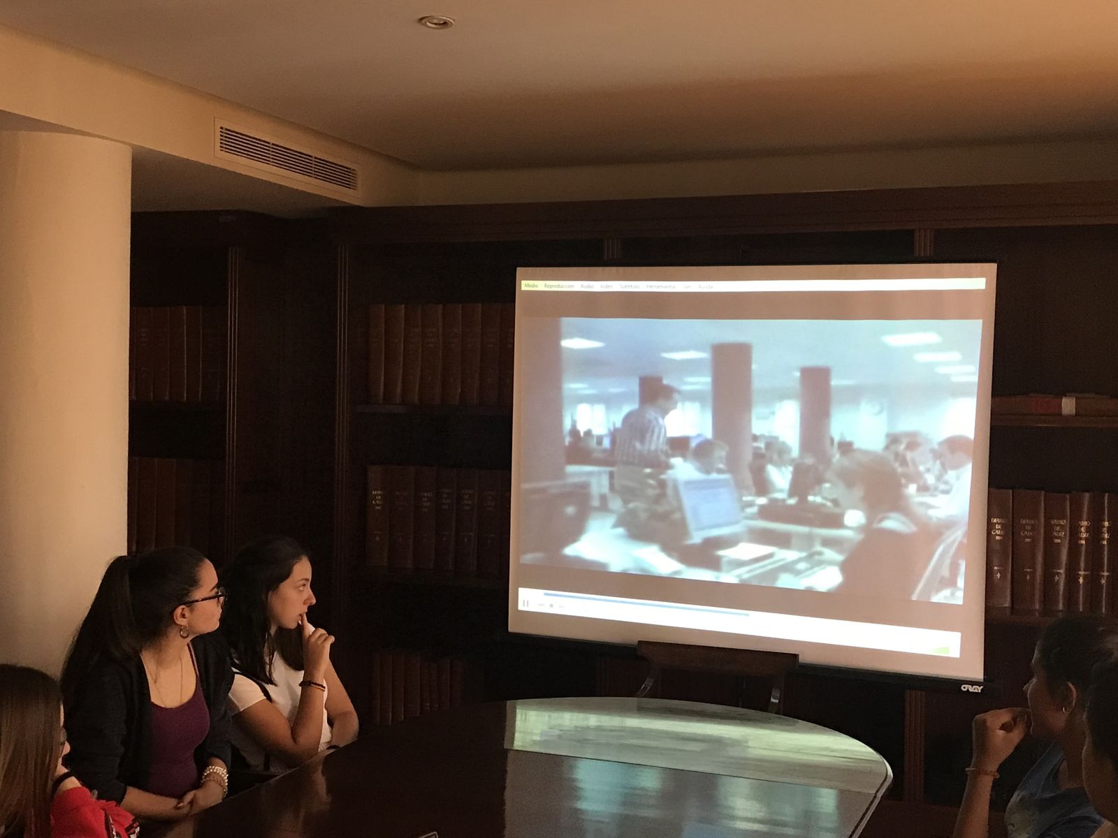 Visita del colegio Sancti Petri de San Fernando