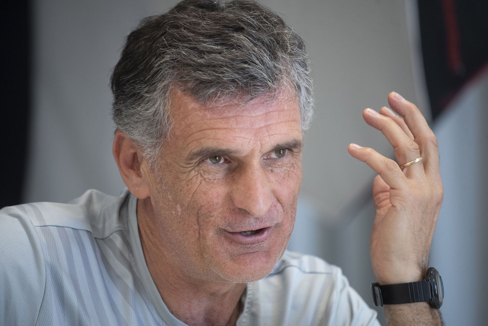 Las fotos de la entrevista a Mendilibar