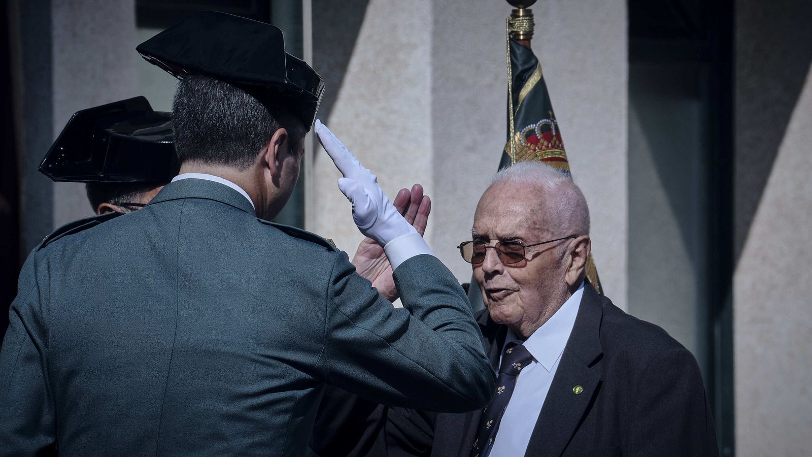 Día del Pilar en la Comandancia de la Guardia Civil de Cádiz.