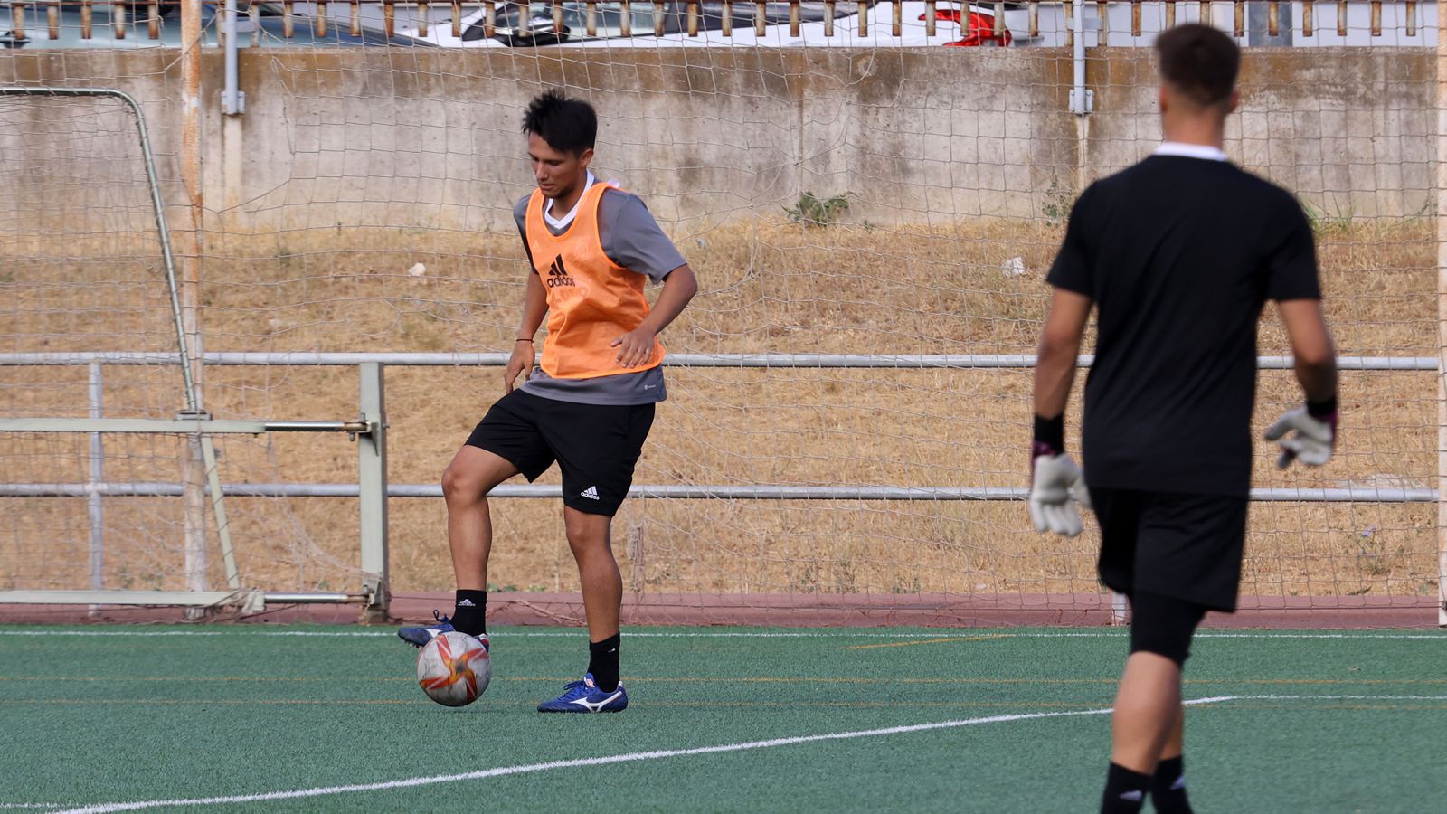 Entrenamiento del Xerez CD en la Granja