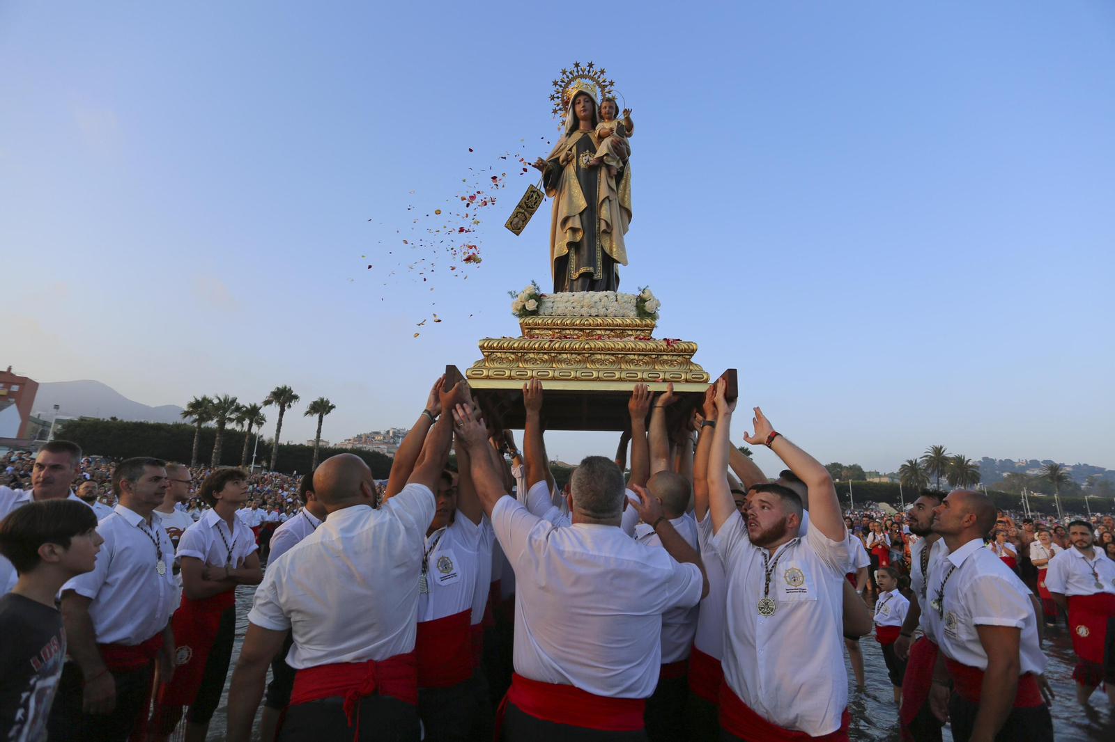 Las fotos de las procesiones de la Virgen del Carmen en Málaga