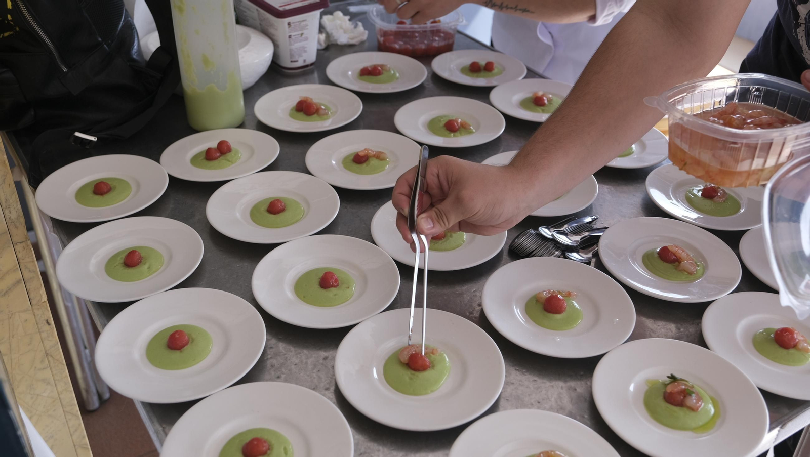 Taller gastronómico de la Gamba Roja de Almería, en imágenes
